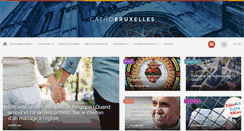 Desktop Screenshot of catho-bruxelles.be